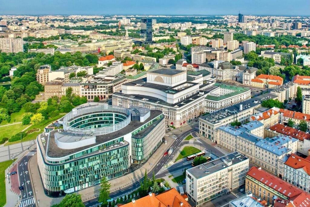 Ferienwohnung Super Square Metro X2 Fast Wifi 55'Tv Netflix Hbo Appletv+ Amazontv Warschau Exterior foto