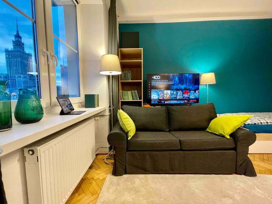 Ferienwohnung Super Square Metro X2 Fast Wifi 55'Tv Netflix Hbo Appletv+ Amazontv Warschau Exterior foto